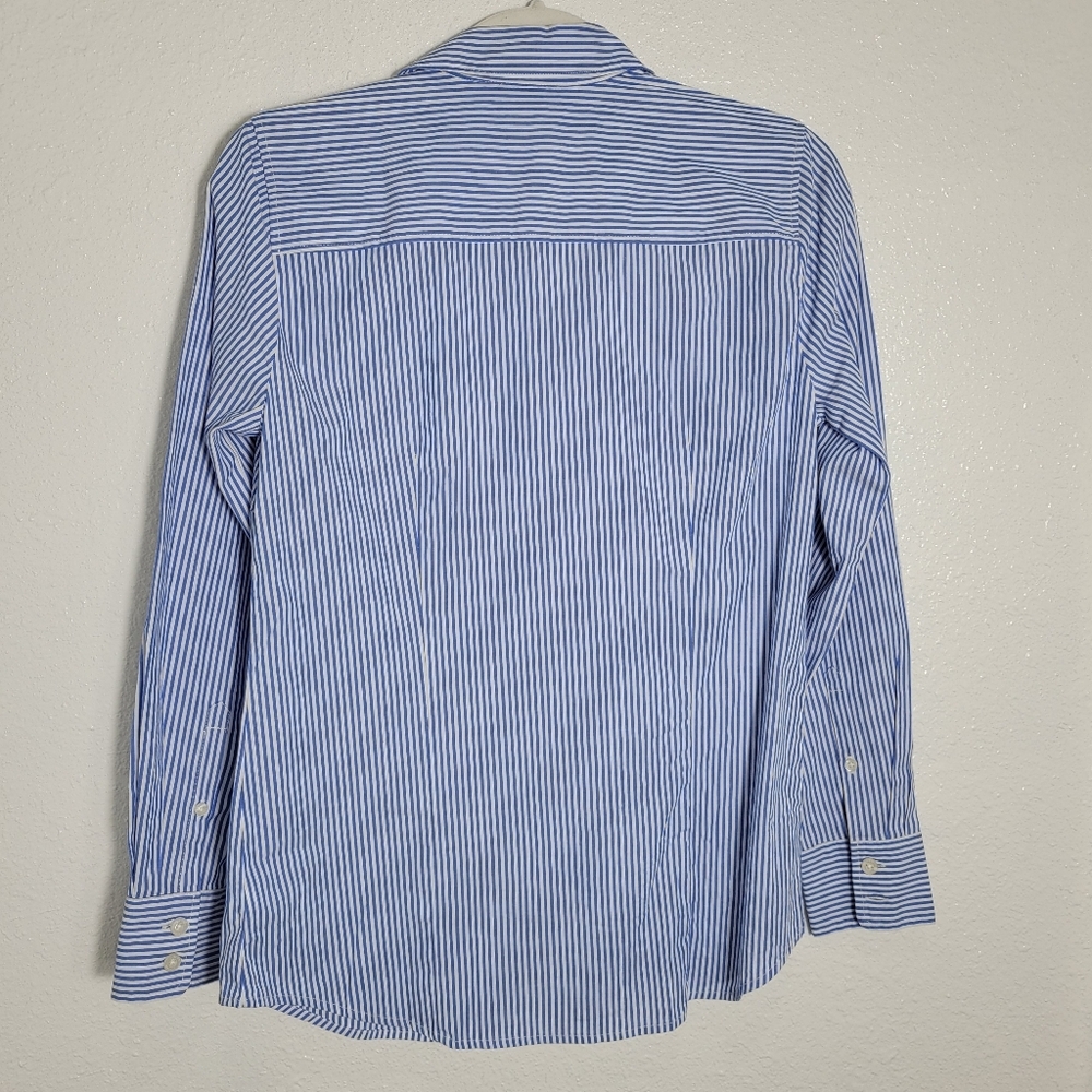 J Crew Factory Button-up cotton poplin shirt in signature fit BU009 NWT Sz XS - Picture 4 of 7